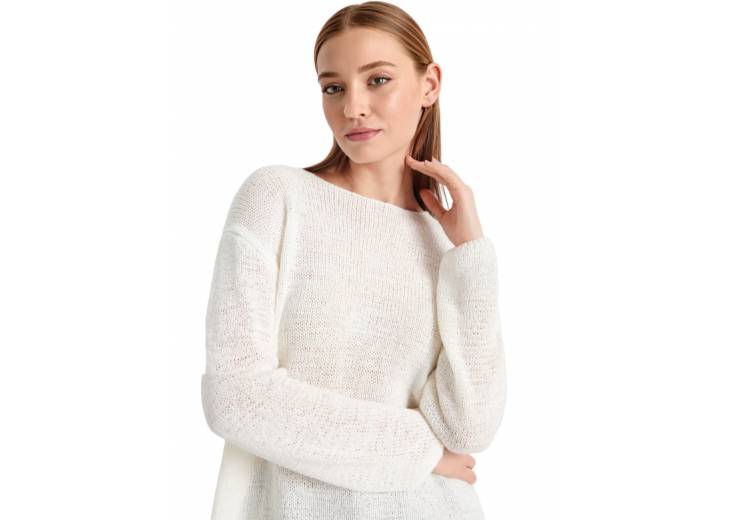 Женский джемпер "Robe" молочный