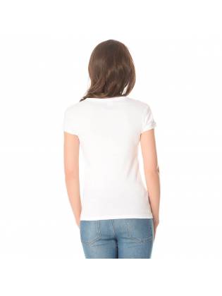 Женская футболка "Капля" белая