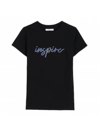 Женская футболка "Inspire" черная