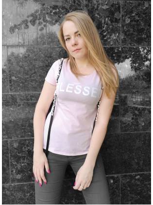 Футболка "Ленты". Розовые. 