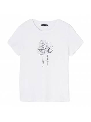 Женская футболка "Dandelion" белая