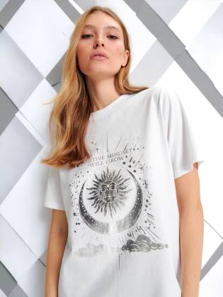 Женская футболка "Sun" белая