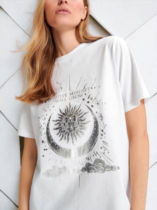 Женская футболка "Sun" белая