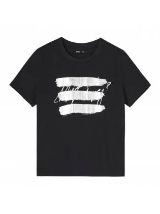 Женская футболка "Horizontal" черная