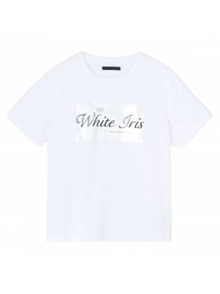 Жіноча футболка "White Iris" біла