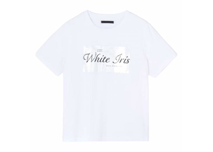 Жіноча футболка "White Iris" біла
