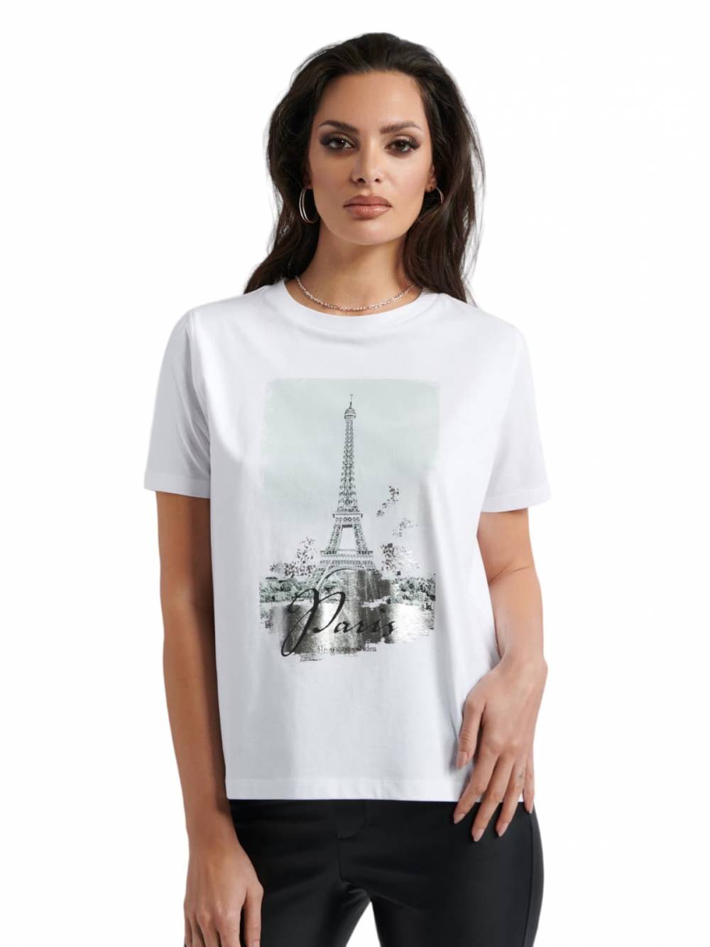 Жіноча футболка "Paris" біла