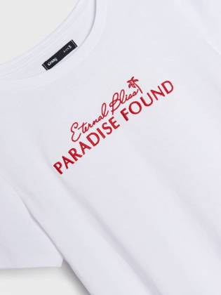 Жіноча футболка "Paradise" біла