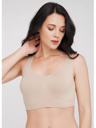 Топ бесшовный "TANK TOP" бежевый