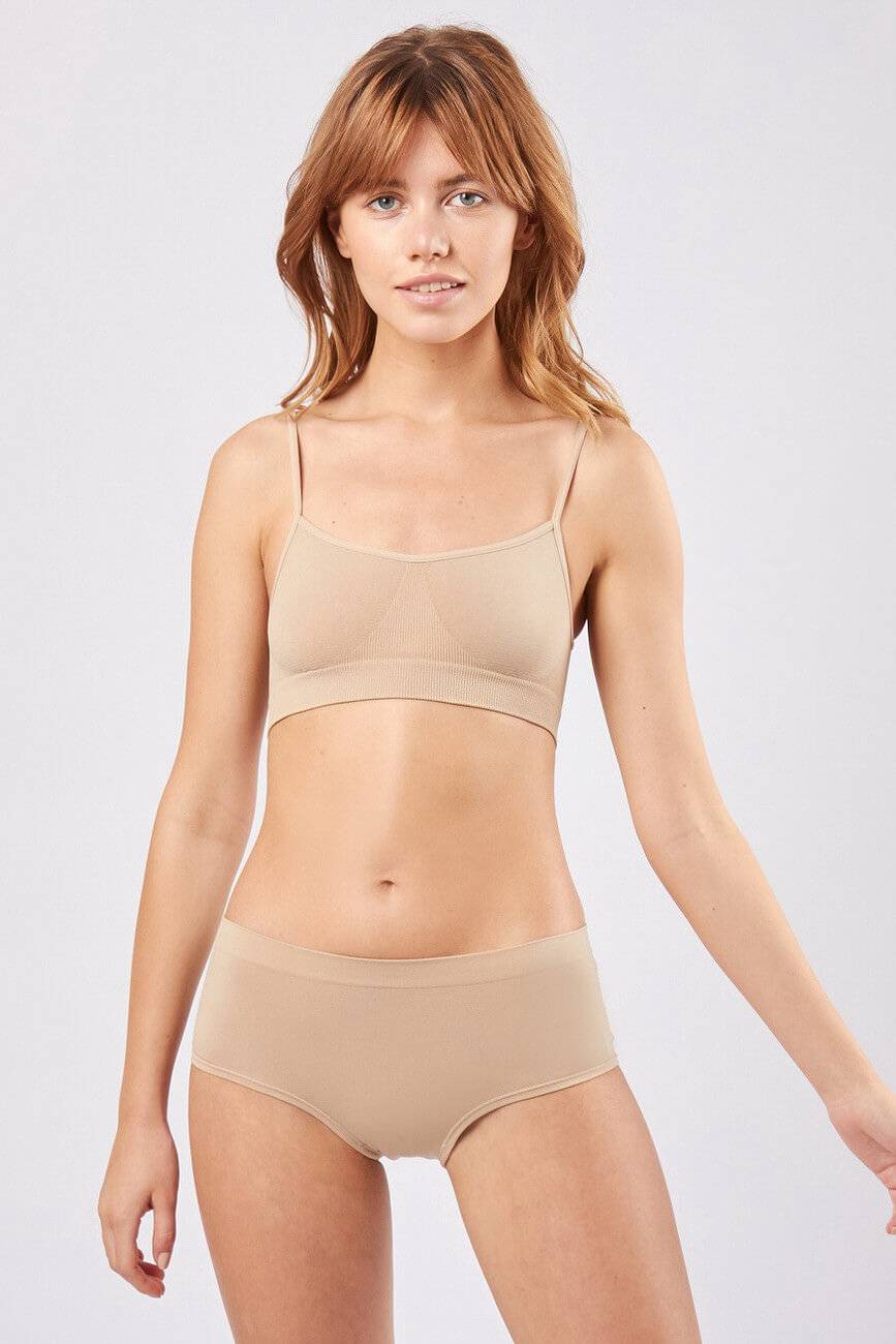 Топ безшовні "Brassiere" бежевий