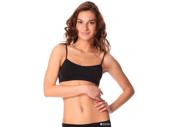 Топ бесшовный "Brassiere" черный