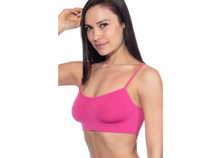 Топ бесшовный "Brassiere" малиновый