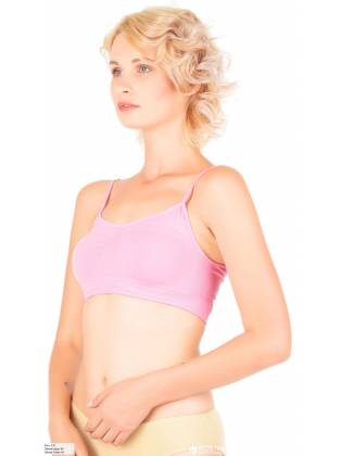 Топ бесшовный "Brassiere" розовый