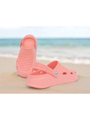 Женские кроксы "Cropp" коралловые