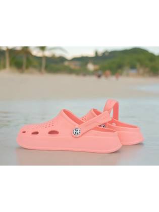 Женские кроксы "Cropp" коралловые