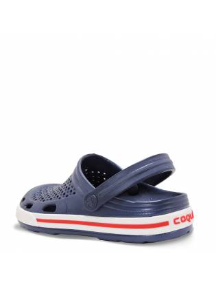 Пляжные кроксы "Navy" синие
