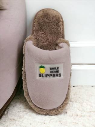 Чоловічі тапочки "Fur" коричневі