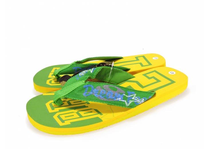 Мужские вьетнамки BRASIL. Желтый.