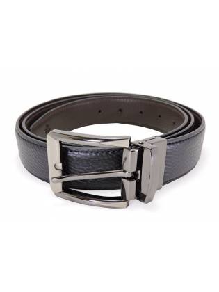 Двухсторонний кожаный ремень. Черный / коричневый. 22345