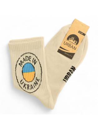 Чоловічі шкарпетки "MiU" бежеві