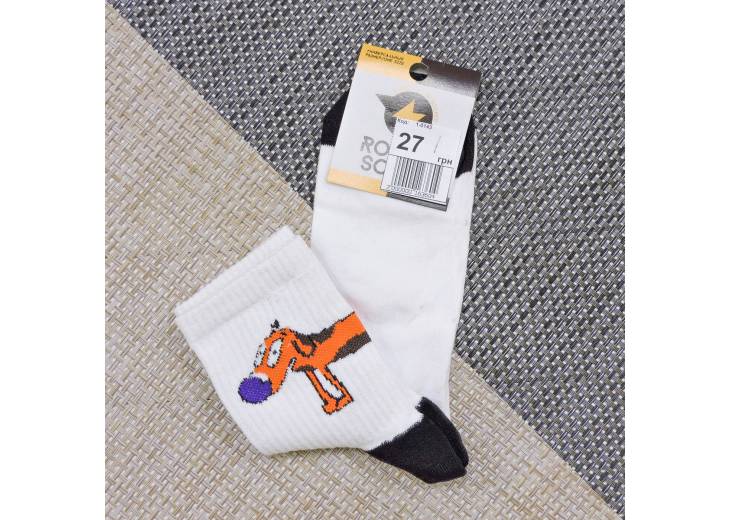 Демисезонные  носки "CatDog" белые