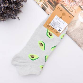 Женские носки "Avocado" серые