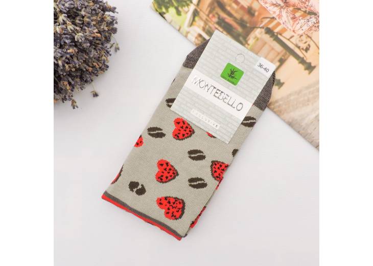 Женские носки "Melone" серые