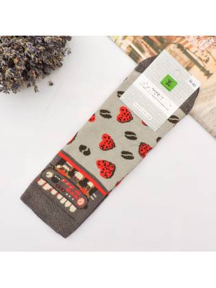 Женские носки "Melone" серые