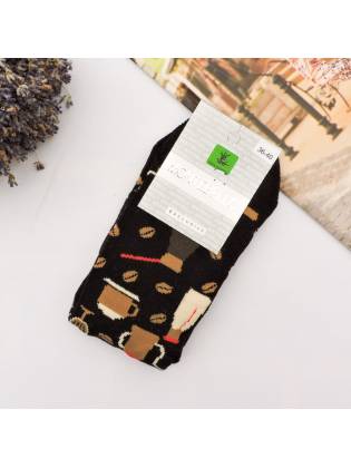 Женские носки "Coffee" черные
