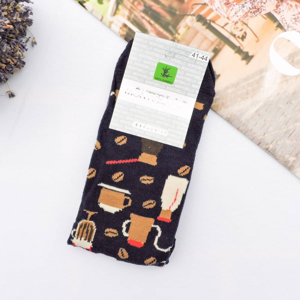 Жіночі носки "Coffee" темно-сині