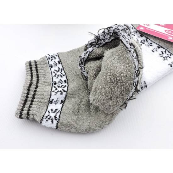 Женские короткие носки "Deer" серые Женские короткие носки "Deer" серые