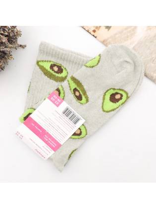 Женские носки "Avocado" серые