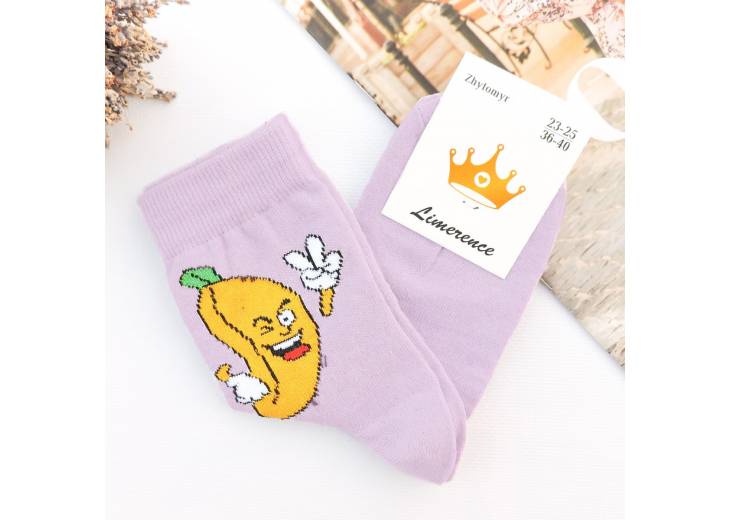 Женские носки "Bananas" сиреневые