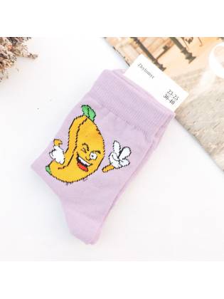 Женские носки "Bananas" сиреневые