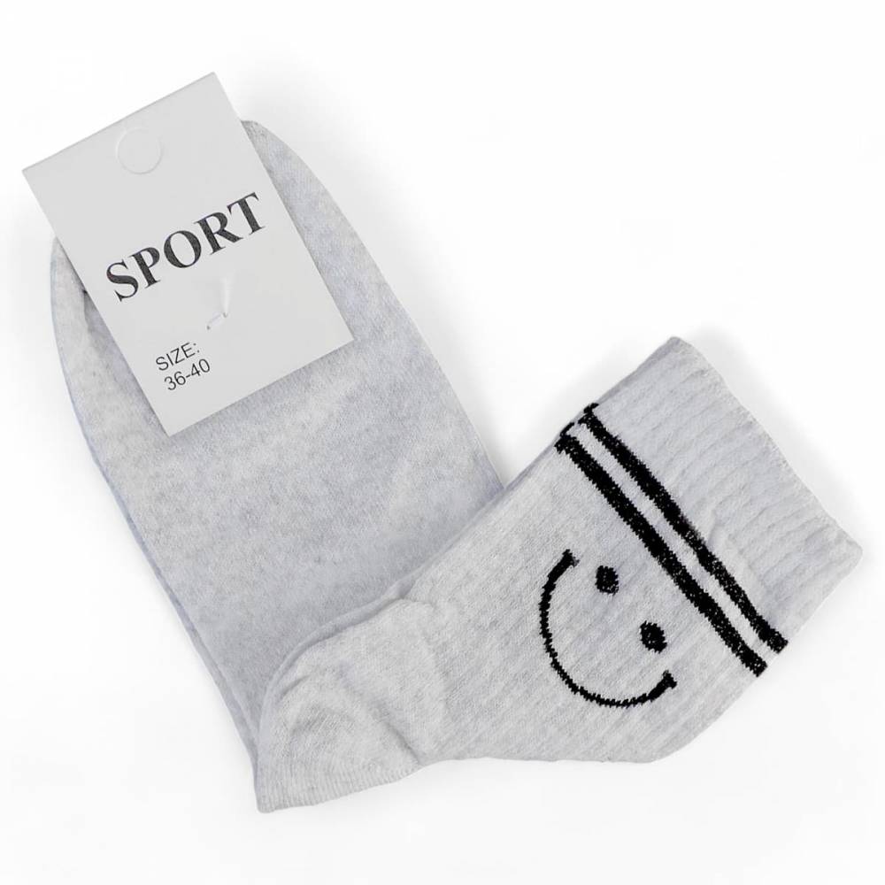 Жіночі шкарпетки "Smile" сірі