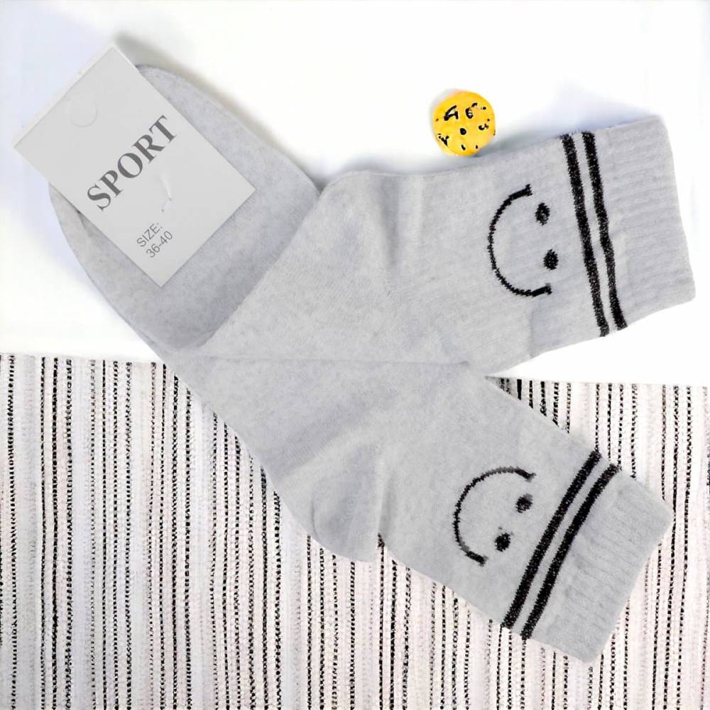 Жіночі шкарпетки "Smile" сірі