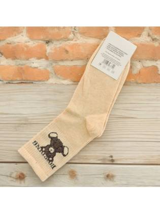 Жіночі шкарпетки "Bears" бежеві