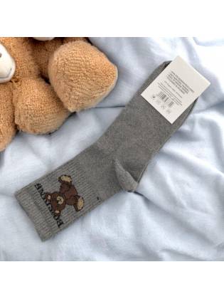 Женские носки "Bears" темно-серые