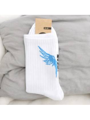 Женские носки "Wings" белые