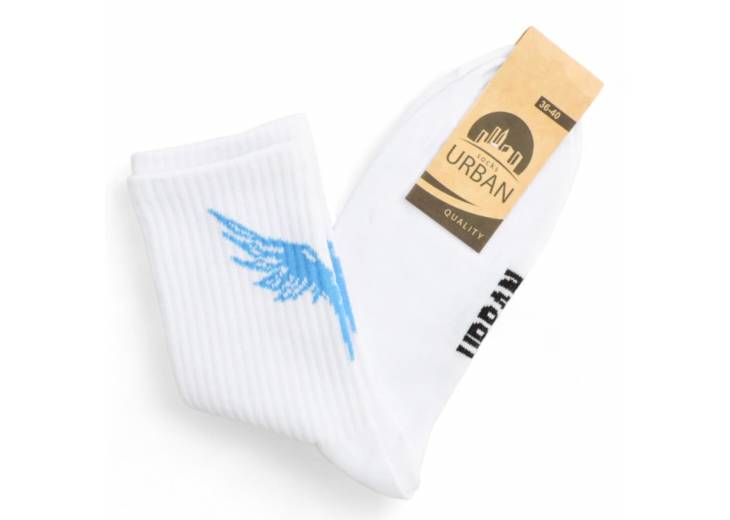 Женские носки "Wings" белые