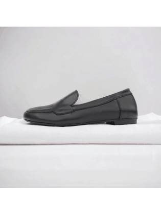 Женские кожаные лоферы "39-42" черные