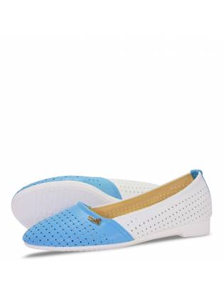 Женские летние балетки "Summer" белые