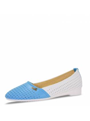 Женские летние балетки "Summer" белые