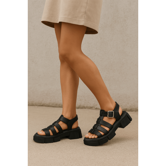 Жіночі босоніжки "Sandals" чорні