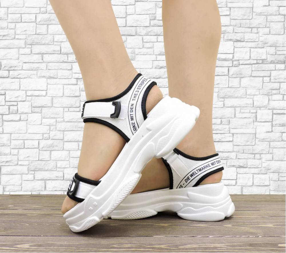 Жіночі босоніжки "High-Top" білі