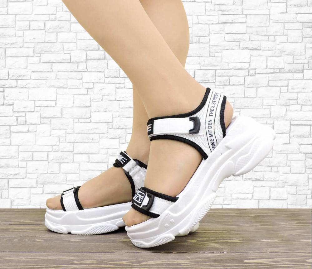 Жіночі босоніжки "High-Top" білі