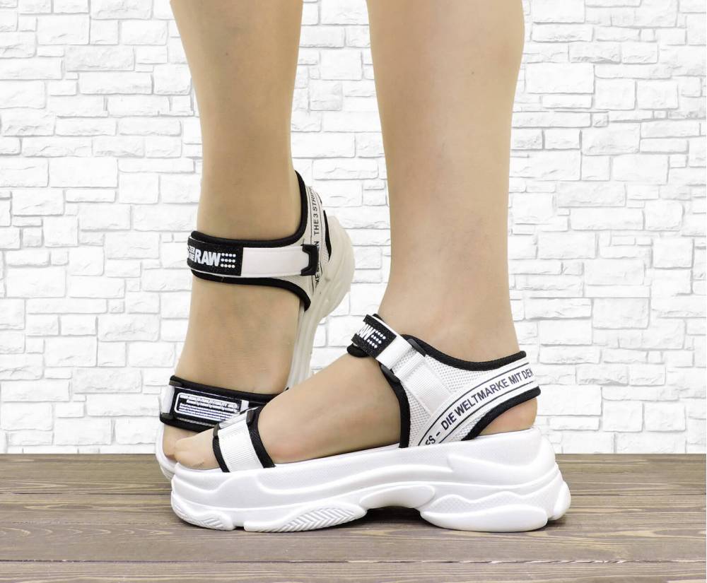 Жіночі босоніжки "High-Top" білі