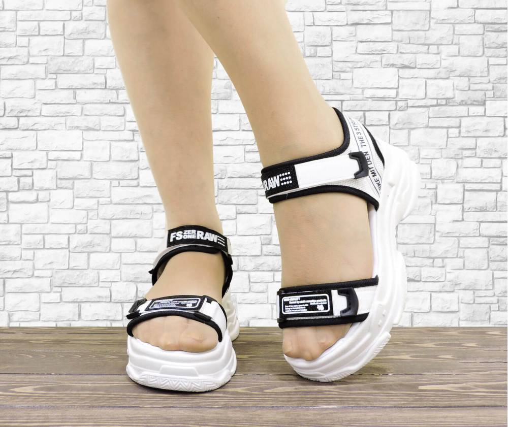 Жіночі босоніжки "High-Top" білі