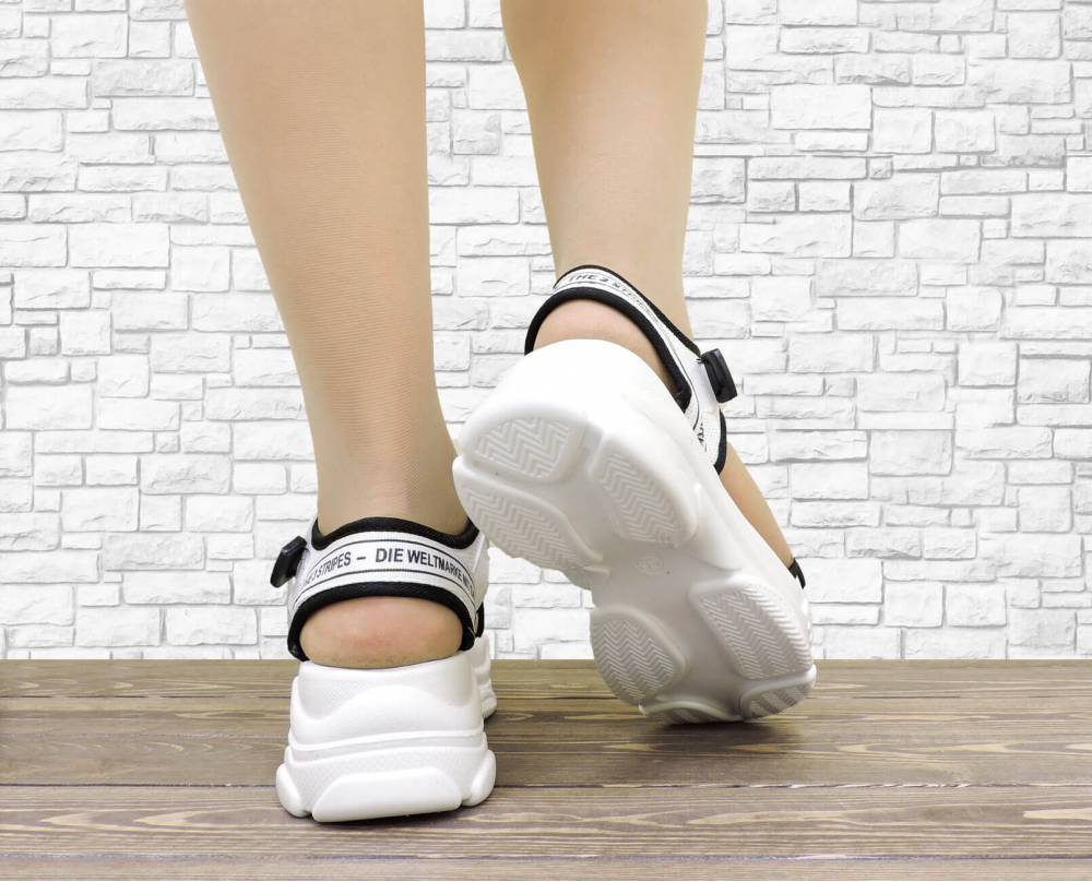 Жіночі босоніжки "High-Top" білі