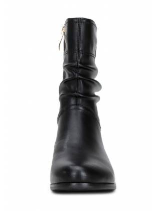 Женские полусапожки. Черные.